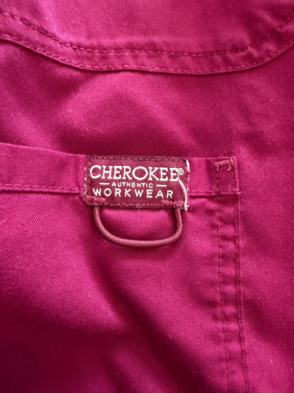 Cherokee Workwear Pants Magenta - Picture 2 of 3